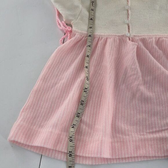 Vintage moonbeams size 24 Mo knit sweater dress - Picture 11 of 12